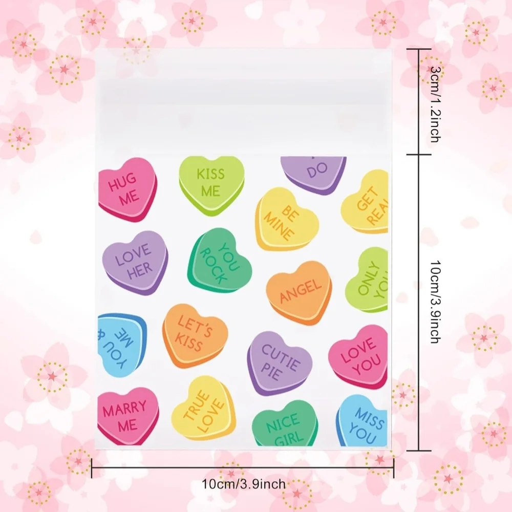 20/$5 Valentine Heart Candy Favor Bags NEW